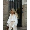 2026 Spring New Oversize White Shirt Women Long Sleeve Button up Minimalist 100% Cotton Shirt Female Chic Loose Tunic Blouses