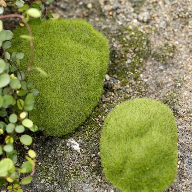 Fake Stone Artificial Moss Rocks Home Decor Micro Landscape Simulation Plant DIY Decoration for Garden and Crafting Home Decor