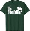 The Pomfather Pomeranian Dog Lover Mens Graphic Tee Short Sleeve Cotton Casual TShirt