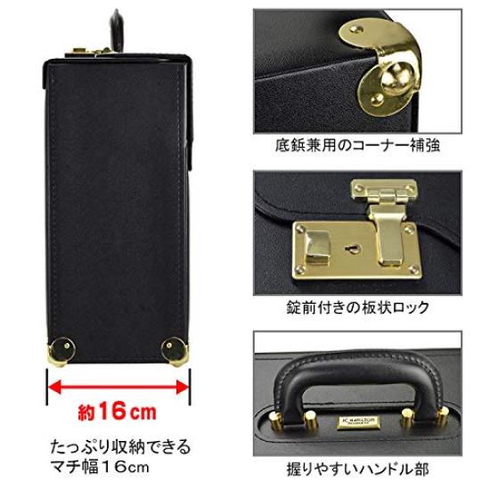 Toyooka Craftsmanship Domestic Flight Case Business Bag Case Business Pilot Case B4 A3 File Horizontal 46cm Original Luxury Shearling Gloves [Hirano