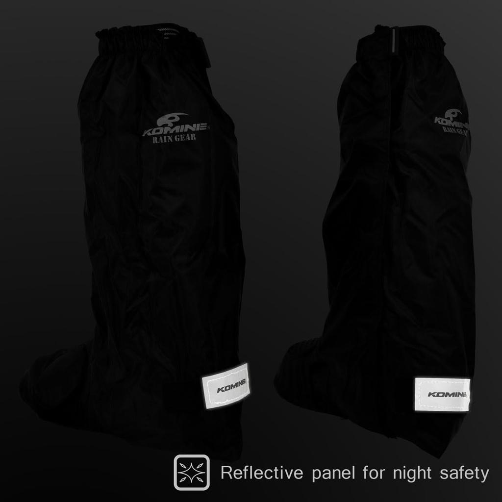 Komine RK-033 Неорейн Чехлы для мотоциклетных бот (Длинная), модель: 09-033, черный