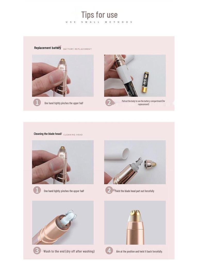 Wireless Electric Eyebrow Shaper: Automatic Pencil Trimmer & Hair Removal Shaver for Women