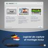 Convertisseur Vidéo Audio - August VGB350 - USB DV pour PC - Compatible Windows - Logiciel inclus
