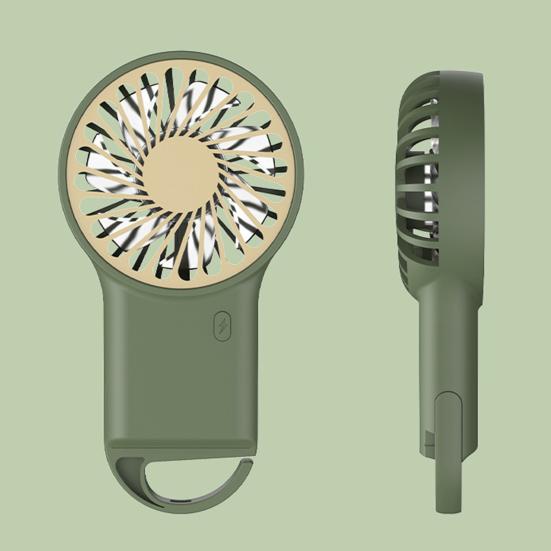 Мини-портативный вентилятор Сильный ветер 3 настройки скорости Низкий уровень шума Компактный размер Портативный перезаряжаемый охлаждающий вентилятор Персональный небольшой настольный вентилятор