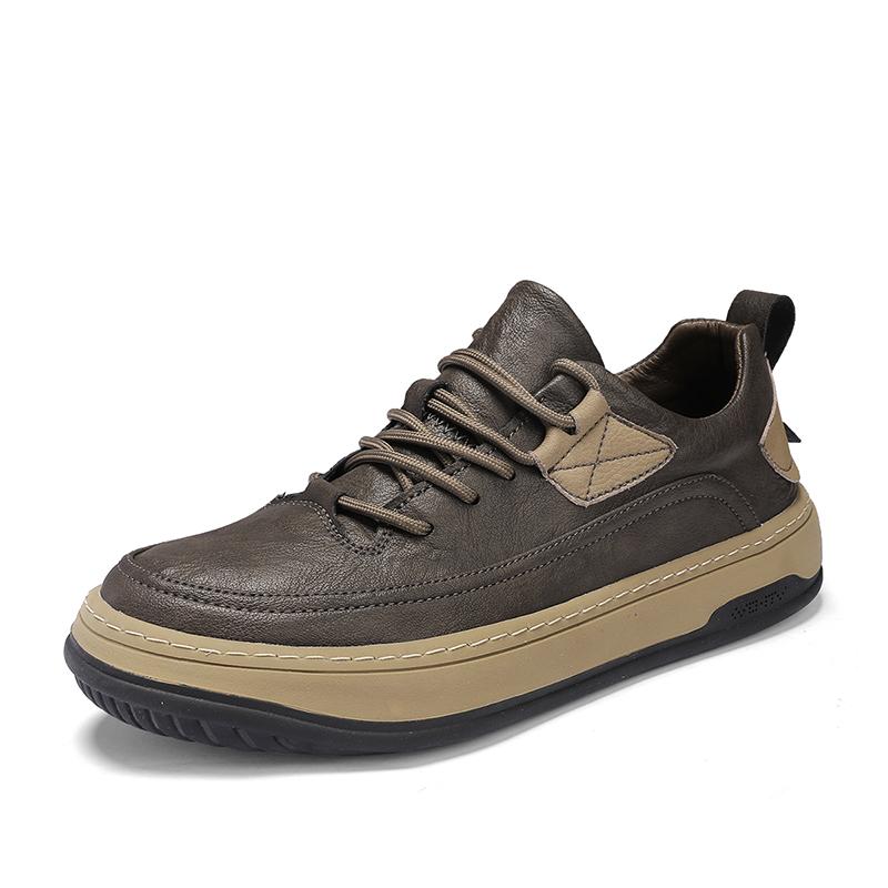 New Casual Leather Men's Shoes 2024 Luxury Comfy Sport Shoes Outdoor Sneakers Fashion Antiskid Driving Shoes Designer Mocassins