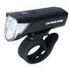 CAPTAIN STAG Bicycle 1W LED Front Light with Wide Beam Distribution and Swivel JIS Standard Headlight, Function, Black, Y-5014