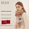 ELLE Women's Pure Wool Scarf & Shawl Gift Set