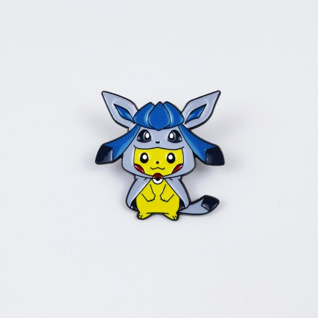 Pokémon Anime Merchandise: Cute Eevee Headband & Pikachu Brooch Backpack Badge