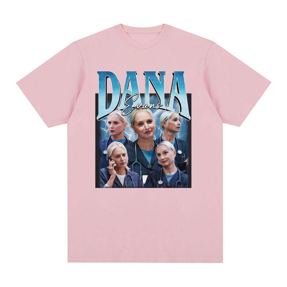 Dana Evans Vintage Retro Nurse Fan Print T Shirt Unisexs Clothing Fashion Vintage Short Sleeve Tshirts Casual Oversized Tee Shirt