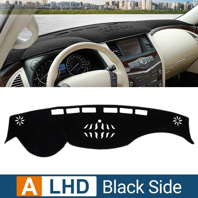Для Nissan Patrol Y62 Armada 2010-2015 2016 2017 2018 2019 2020 2021 2022 2023 Коврики для приборной панели автомобиля Избегайте легких ковриков