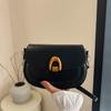 Fashion Casual Saddle Bag Women's 2025 Spring New Retro Simple and Versatile Shoulder Bag High-end Trendy Women's Bag