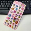 For Kids Girls 3D Stickers Japanese Cartoon Crystal Pop Seal Decorative Peripheral Stickers Notebook Phone DIY toys gift
