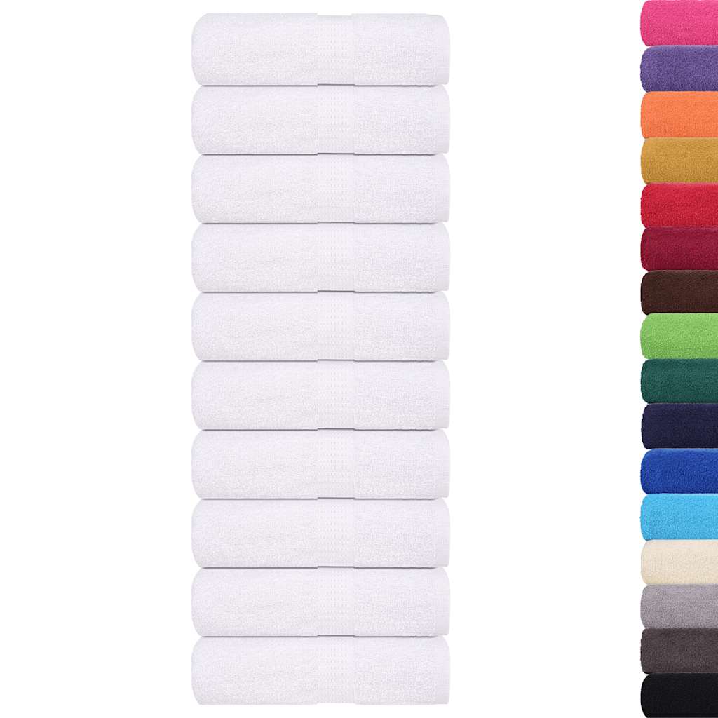 Washcloths FROGN 10 pcs White 30x30 cm 360 g m²