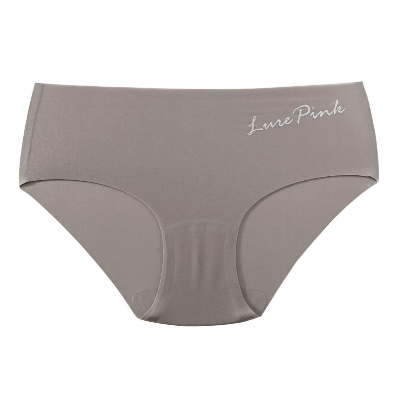 TERMEZY Women Sexy Ice Silk Panties Mid-Waist Ultra-thin Lingerie Female G String Solid Color Underwear Traceless Briefs Intimates