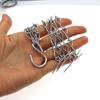 14" Hanging Basket Black/Silver Replacement Plant Hangers Hanging Chain Replacement Chains 4 Strand