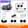 NYF Y20 Motorcycle Helmet Headset BT 5.3 Waterproof Wireless Headphones Voice Control Roise Reduction 16kinds Light