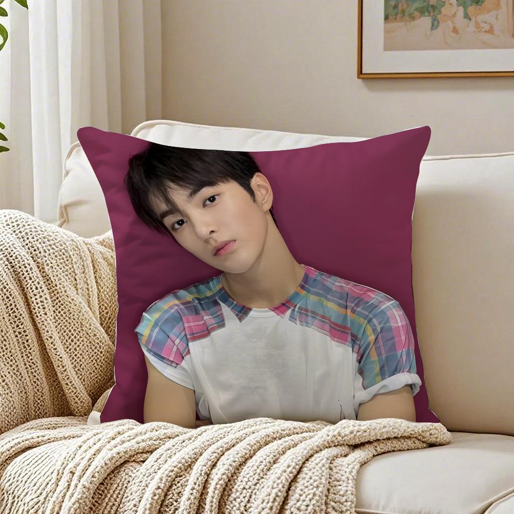 Person KPop CCORTIS KKEONHO Cushion Cover Pillowcase Antidustmite living Room Sofa Decor Cushion Room