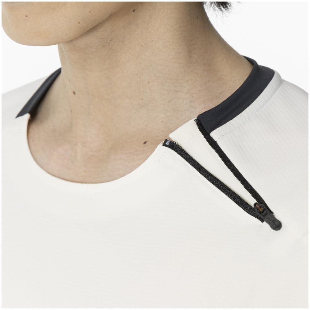 Training Wear Tech Shield Crew Neck Long Sleeve Windproof Stretch Water Repellent 32MCA553 Snow White XL [Mizuno] Men's