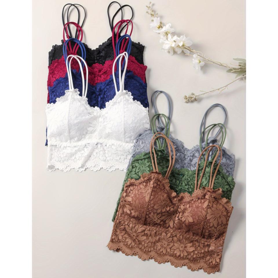 Sunflower Lace Strapless Bra: Sexy, Wire-Free, Removable Pads, Elegant Back Design.