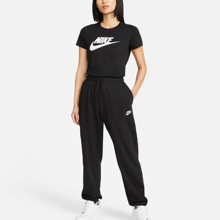 Nike Футболка женская черная белая DV6095-010