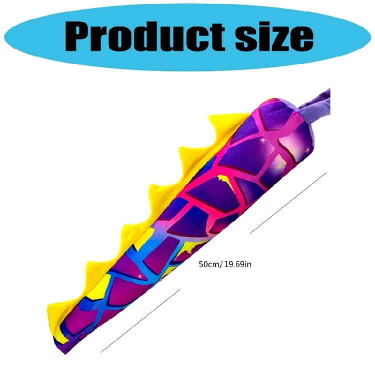 Хвост динозавра Костюм динозавра Аксессуары Регулируемая длина Хэллоуин Костюм Хвост для мальчика девочки День рождения