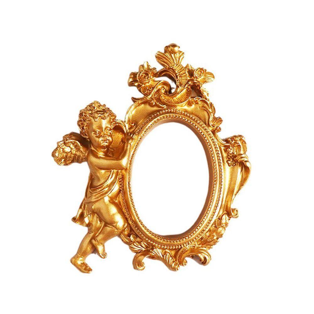 Сделай сам золотая фоторамка настенная смоляная европейская деревянная рамка европейский стиль ручная работа витрина украшения ювелирный декор