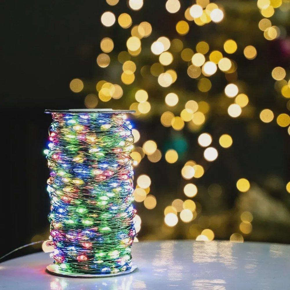 1000LED Fairy String Lights Christmas Garland Outdoor Decor Lights Waterproof With Remote For Tree Street Wedding Party