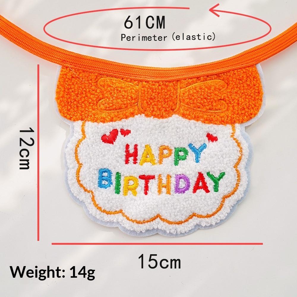 Pet Party Birthday Dress Up Saliva Scarf Bib Scarf Dog Cat Hat Accessories Supplies