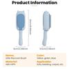 Pet Grooming Brush Self-Cleaning Dog Hair With Fur Storage Compartment Comfortable Grip Various Pets Daily Removal Tool For Cats