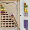 Детский деревянный сенсорный игровой поднос: Интерактивная развивающая игрушка для раннего обучения для родителей и детей
