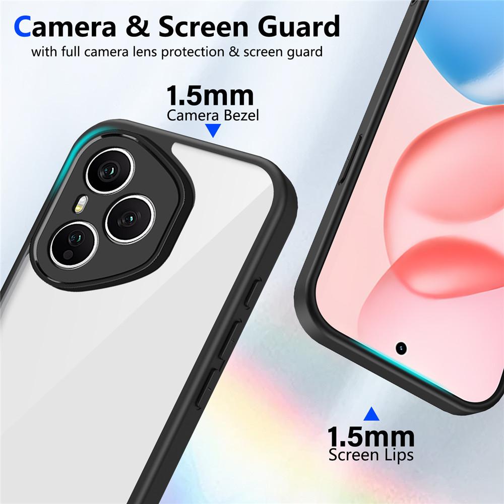 Противоударный чехол-броня для телефона Honor 400 Pro 400Lite X6C X7C X8B X8C X9C Magic 7 Lite Роскошная матовая акриловая прозрачная жесткая накладка