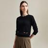 Zhaojun Women's Colorblock Cable Knit Pure Cashmere Sweater