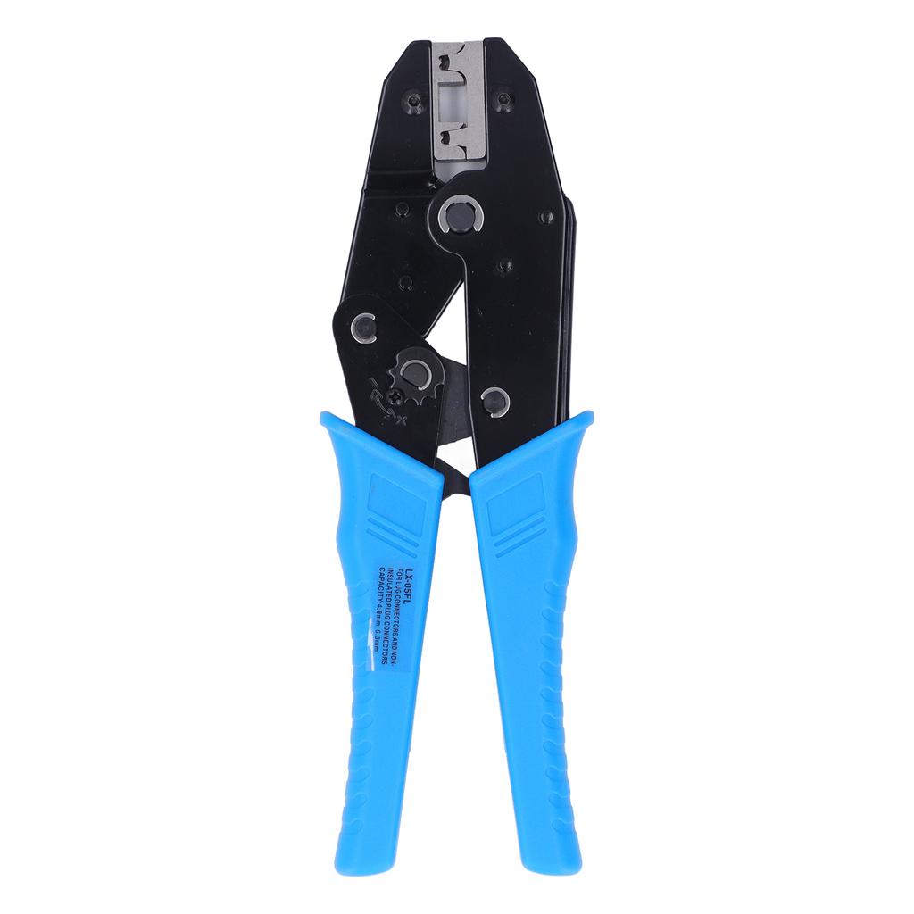 Wire Crimper Ratchet Type Automatic Lock Insulated Terminal Crimper for 3/6AWG for Line Connection