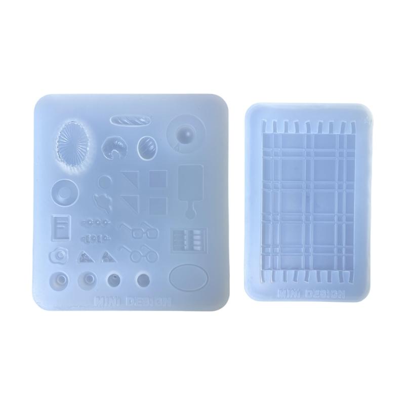 Силиконовая корзина для пикника пищевого качества, форма для поделок, для изготовления ручных украшений из смолы, брелоков, декоративных элементов