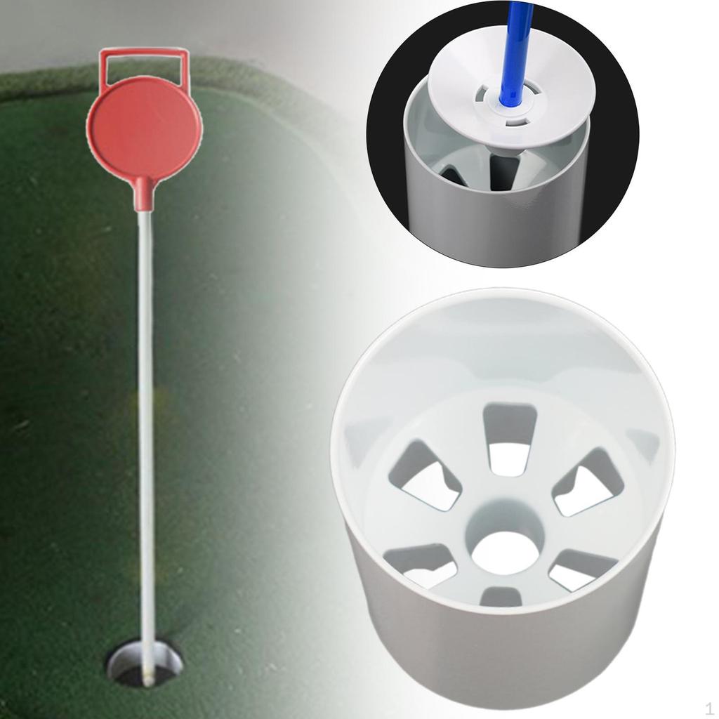 Golf Hole Cup Accessories Aluminum Putter Practice for Driving Range