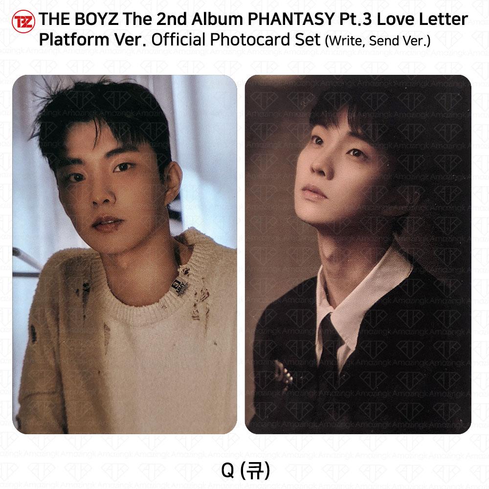 THE BOYZ Phantasy Pt.3 Платформа для любовных писем, версия QR Селфи, официальная фотокарточка