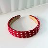 Polka Dot Headband Wide-Edge Hair bundle Retro Elegant Hairband