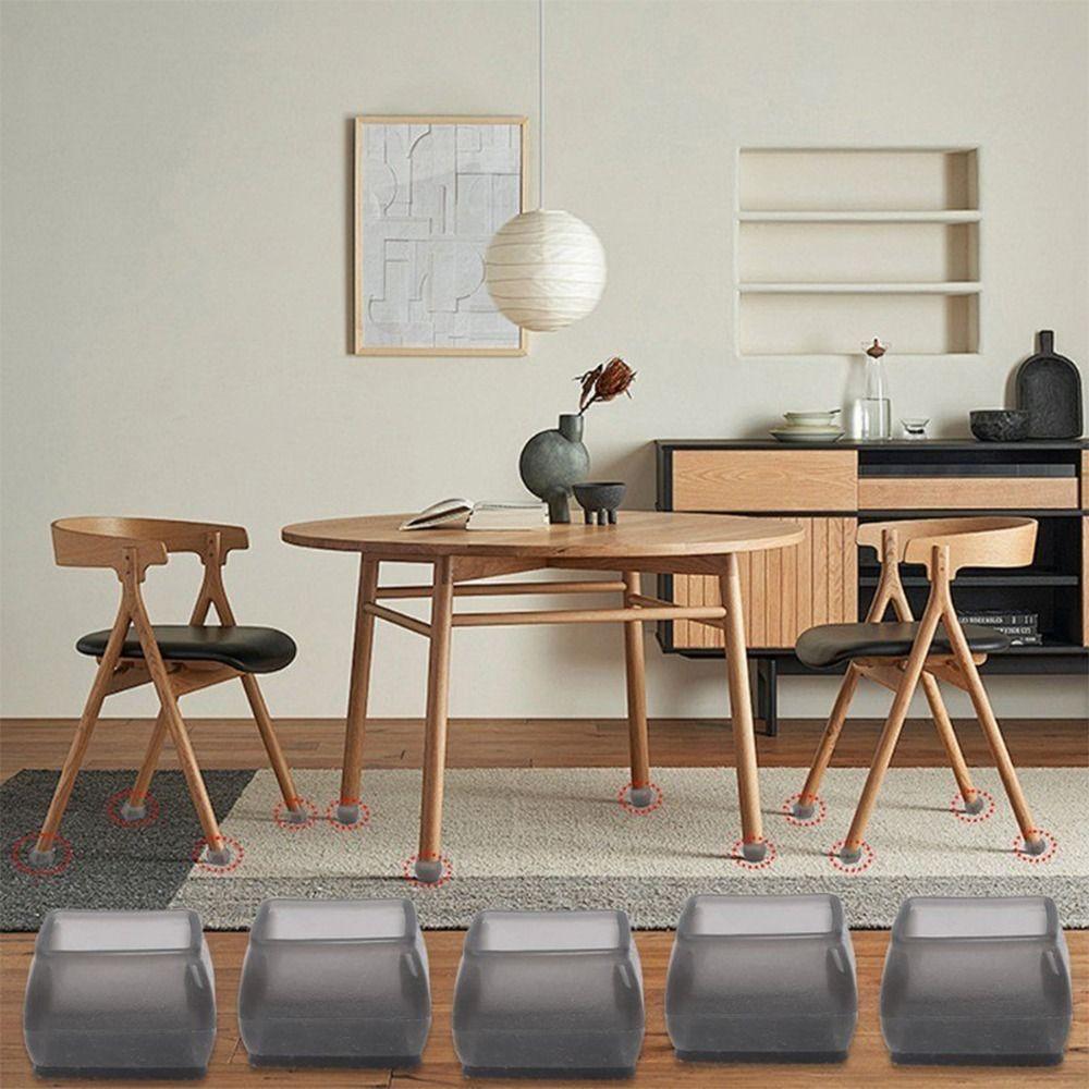 8 шт. с войлочными колпачками для ножек стула, износостойкие чехлы для ножек мебели, прочные накладки для защиты пола