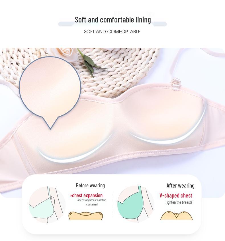 Minimalist Strapless Bandeau: Japanese & Korean-Inspired Wire-Free Bra