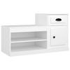 VidaXL Shoe Cabinet White 100x42x60 Cm Engineered Wood 816416