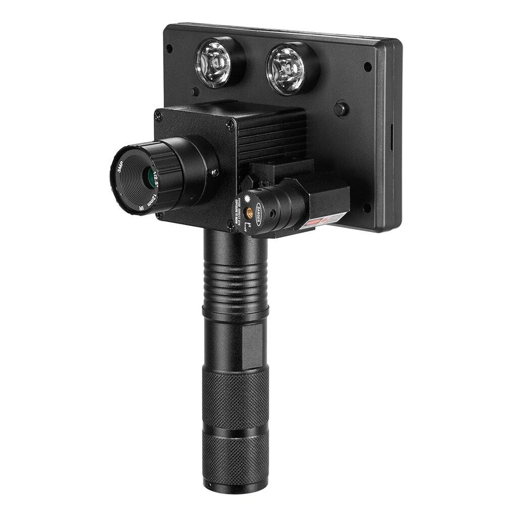 Ручные инфракрасные светодиоды ночного видения 850 нм + ИК-фонарик + камеры с лазерным прицелом, уличные водонепроницаемые камеры-ловушки для дикой природы A