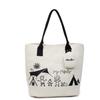 2025 Autumn New Cute Cartoon Shoulder Bag Schoolbag Literary Niche Trend Fashion Large Capacity Canvas Bag Women