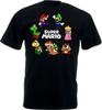 Мужская футболка Super Mario 100% хлопок, Топ с персонажами Super Mario, Унисекс Топ для взрослых