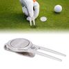Stylish Zinc Alloy Divot Repair Tool Magnetic Ball Marker Golf Accessory