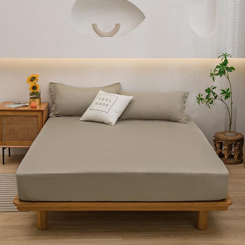 Japanese Aloe Cotton Fitted Sheet - Dustproof, Non-slip Mattress Protector