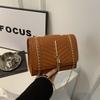 Fashionable Women's Spring Shoulder Bag Stylish Chain Crossbody Purse In Black Khaki Brown Burgundy White