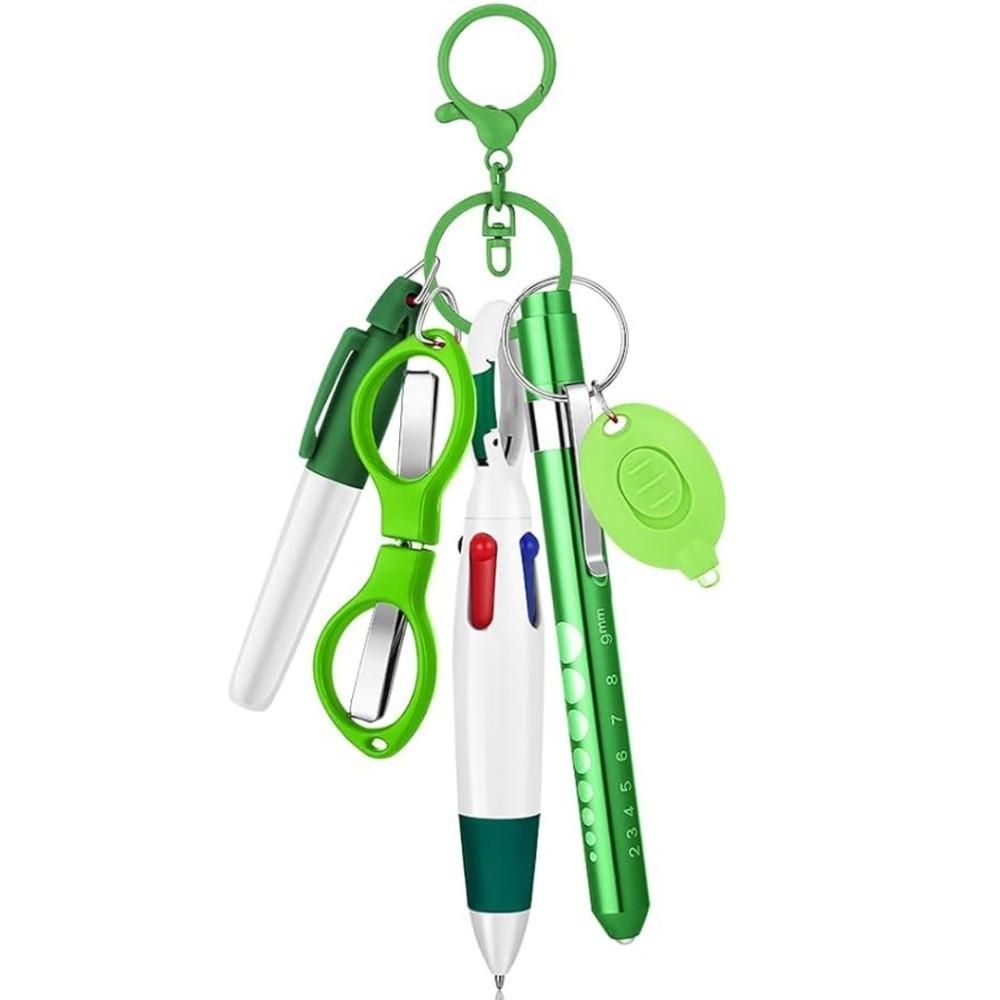 Portable Nurse Badge Set Lanyard Keychain Nurse Badge Clip Accessory New Nurse Pen Pack Gift