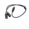 1X 50Cm 5 Pin Midi Din Y Splitter Cable Adapter 1 Male Plug To 2 Female Socket