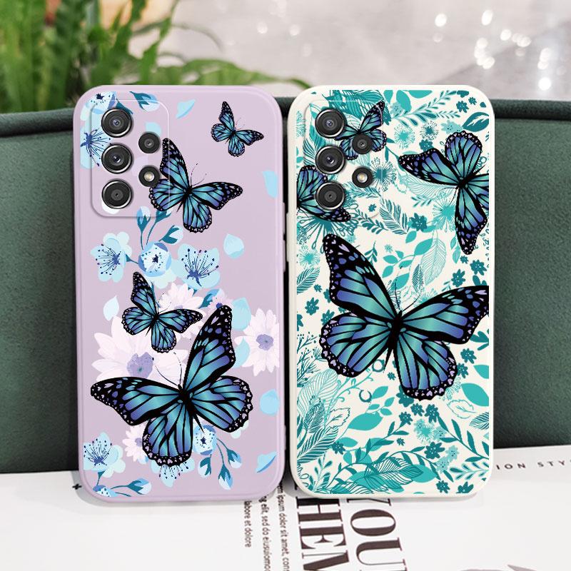 Aurora Butterfly Case For Samsung A56 A54 A36 A34 A26 A24 A14 A73 A53 A33 A23 A13 A17 A16 A07 A06 A52 A72 A32 A15 A25 A35 A55 5G