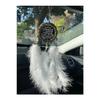 Handmade Dream Catcher Gift Evil Eye Prayer Mirrored Car Rear View Mirror Ornament New